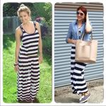 Club Monaco  Striped maxi Dress Photo 1