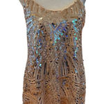 Emerald Sundae  Women's Pink Sequin Mini Dress Size S Party Cocktail Photo 0