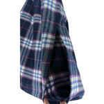 Loft Plaid Blanket Wrap Kimono M/L Photo 8