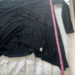 Cable & Gauge  Black Lace Open Front Cardigan Women’s M Sheer Draped Overlay Photo 10