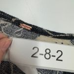 Free People  Top Womens X Small Black‎ Tan Through the Meadow Mesh Blouse Photo 6