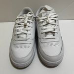 Reebok  Classic White Leather Silver Tennis Shoes 11 Photo 1