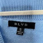 Blvd  blue soft and cozy sweater size small Photo 4