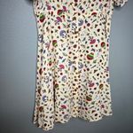 Hot Topic  Babydoll Dress Size S Goblincore Mushroom Frogs‎ Butterflies Nature Photo 3