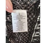 Bila Tank Top S Black Floral Paisley Sequin Boho Peasant Ruffle Photo 3