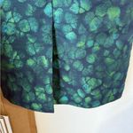 COS  Women's Green Tailored Jacquard Coat Sz 2 Photo 5