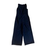 All in Favor Women's Jumpsuit Wide Leg Cropped Sleeveless Casual Dark Blue Photo 3