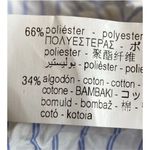 ZARA  Blue & White Oversized Crushed Striped Wrap Shirt Photo 11