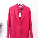 Reiss NWT Beatrix Textured Jacket Blazer Red Size US 10 Photo 1