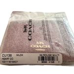 Coach NWT Heart Card Case IM Rouge Multi Photo 1