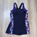 Blue & purple Boyleg boy short one price swimsuit Size XL Photo 1