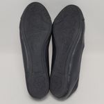 Bamboo  Lula Flat Black Faux Leather Bow Ballet Shoe Size 9 Photo 8