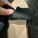 Seychelles  Coast Platform Black Bow Sandals Slides Sz 9 made in Italy resort Photo 6