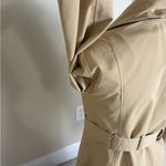 New York & Co. Tan Double-Breasted Trench Coat Photo 1