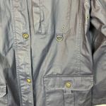 Ralph Lauren Lauren Naval Supply Company Field Coat Jacket Navy Blue Waxed Women's Medium Photo 6