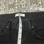 Moussy Vintage Black Denim Distressed Front Slit Hem Jeans Size 27‎ Photo 11