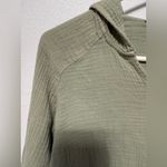 Charlie B Celadon Bubble Gauze Hoodie Green Size XS Photo 1