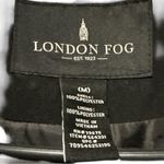 London Fog Black Trench Coat Women’s Size M Classic Button Front Belted Jacket Photo 3