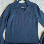 Axcess Dark Blue Knit Sweater Size L Photo 2