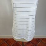 Athleta Stripe Mesh High Neck Tank Top Photo 4