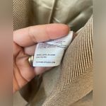 Toteme Brown Herringbone long sleeve wool blend wide lapel Blazer jacket 38 Tan Size undefined Photo 6