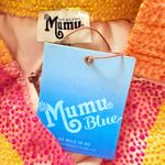 Show Me Your Mumu NWT Striped Flare Leg Pants Fiesta Sunset Lined Hidden Zip Photo 3