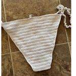 SKIMS  Crochet Swim Tie Bikini Bottom Marble Size 4X Photo 5