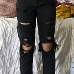 American Eagle Outfitters Black Ripped Jeans Photo 0