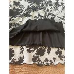 Alyn Paige New York Black White Floral Sleeveless Dress Lace Trim Size 7/8 Photo 6