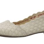 Skechers  Women's Cleo-Honeycomb Ballet Flat, Natural, 9.5 W US Photo 0