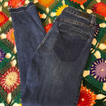 Elan Darkwash Distressed Hem Jeans Size Medium Photo 0