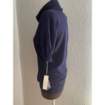 Cambridge Dry Goods Blue Turtleneck Sweater Silk Blend Pullover Size M NWT Size M Photo 3