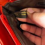 Giani Bernini  Red Leather Bag Vintage EUC Photo 5