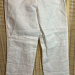 Charter Club Pant Shop Linen Cotton Drawstring Waistband Winter White Pants 8 Photo 9