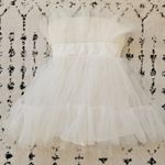 Katie May Ellee Mini Dress White Tulle Wedding Size M Photo 10