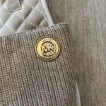 Michael Kors Womens Gold Glitter Slides - 10 Photo 1