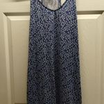 Ink + Ivy Women's Size Medium Blue Ditsy Floral Strappy Sleeveless Sleep Dress Photo 0