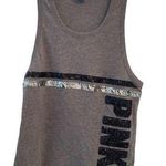 PINK - Victoria's Secret Pink Victoria Secret Bling Tank Top Gray XS Photo 0