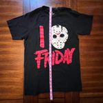 Halloween I Love Friday Jason Voorhees Mask Distressed Graphic T Photo 5