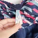 Anthropologie Maeve • Signal Flag Dress strapless mini sundress red white blue Photo 3