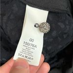 Kate Spade cocktail party Black Jacquard Tie Front Cropped wideleg jumpsuit 00 Photo 11