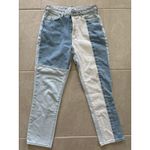 PacSun  Eco Hopper Patch Mom Jeans Women Size 27‎ Boho Retro Patchwork Trendy Photo 7