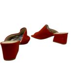Vagabond Elena Mule Slide Sandals Heels Tangerine Orange Red Size 40 US 10 Photo 9