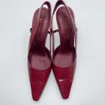 Enzo Angiolini  Eaanara Womens 6.5M Red Leather Slingback Pointed Toe Heels New Photo 4