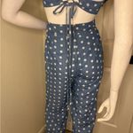 DO+BE  Blue Polka Dot Jumpsuit Size Small.  #174 Photo 4