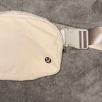 Lululemon White Opal / Silver Everywhere Belt Bag 1L Used Condition. 1 small stain shown in the photo Photo 0