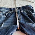 Silver Jeans ‎ Suki Surplus Capri Womens 26 Blue Denim Embroidered Pockets Casual Photo 6