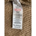 Miss Selfridge  Camel Knit Sweater XS Mock Neck Longline Pullover Photo 6