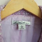 Lillie Rubin Vintage Tweed Bouclé Blazer Jacket Women's 14 Lavender Wool Purple Photo 2