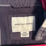 American Eagle blue and white flannel Photo 1